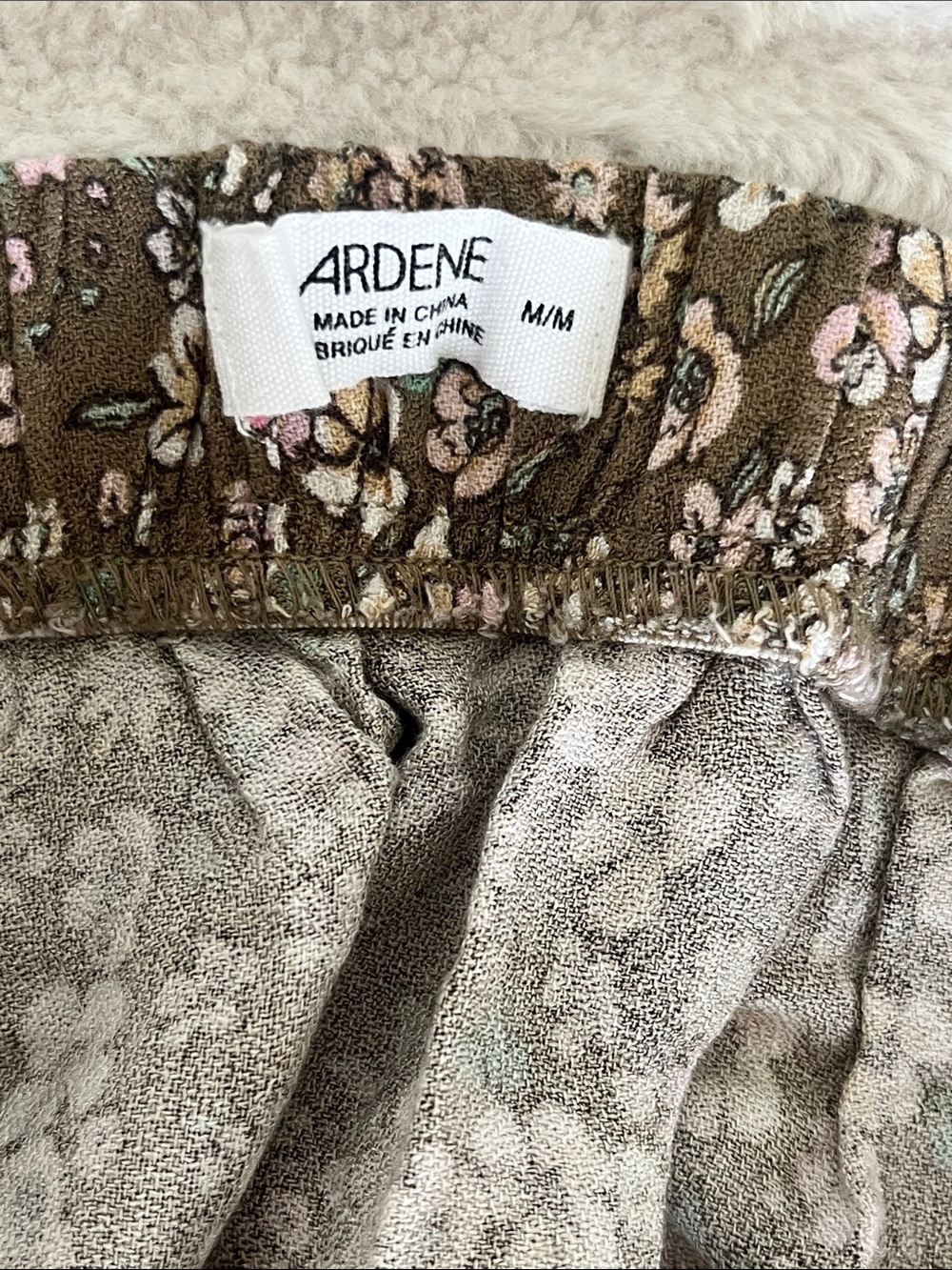 Ardene Boho Floral Ruffle High-Low Fairycore Ruffle Midi Skirt Medium - Picture 5 of 13